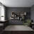 Modern Geometric Wall Mounted Bookcase With Open Shelving