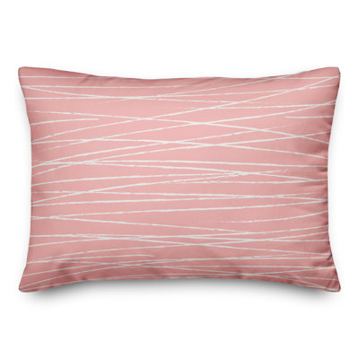 Coussin lombaire rayé 