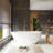 59'' x 29.5'' Soaking Solid Surface Bathtub