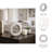Usko White Marble Ring Tabletop Decor, Interior Decoration Accessories, Crafted Decorative Objects-90898209
