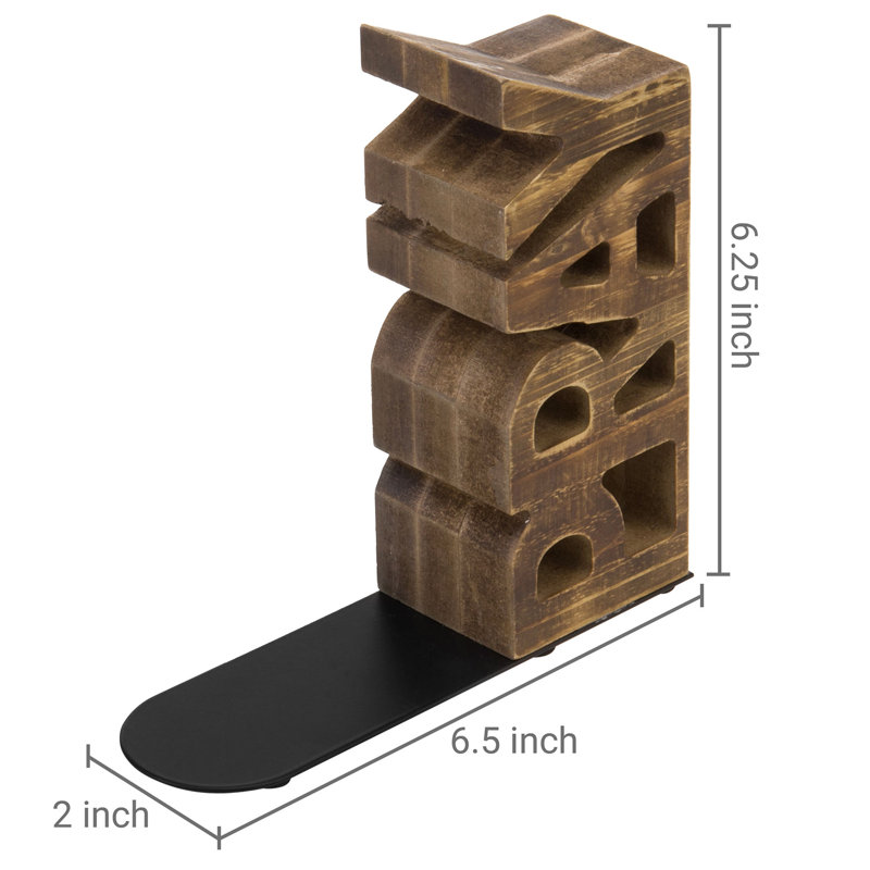 READ & PRAY Wood Bookends