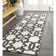 Tapis géométrique en laine tissé à la main Amelah