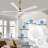 Leresa 60'' Ceiling Fan with LED Lights-458441614