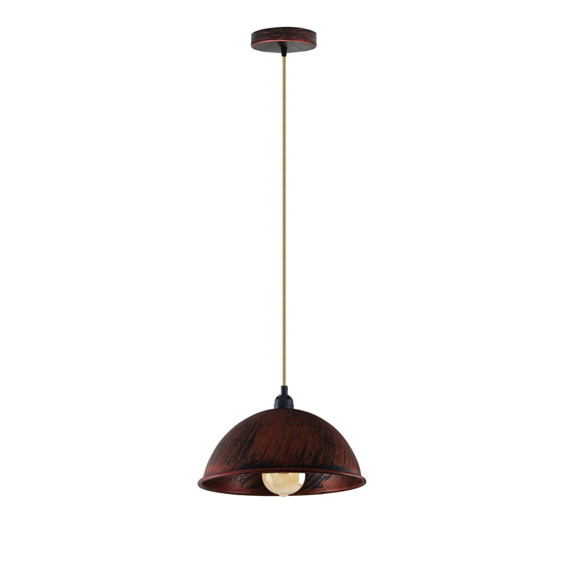 Brittaney 1 - Light Single Pendant, Yes, Rustic Red