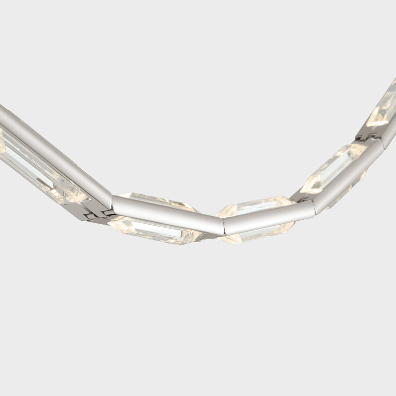 Catena 118 Chandelier, 3000 Kelvins, Surface, Polished Nickel