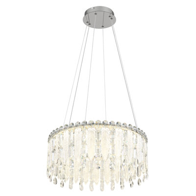 Fung 1 - Light Chrome LED Pendant