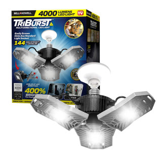 Luminaire multi-directionnel Bell + Howell Triburst 4000 lumens, à visser sur toute douille d'éclairage standard