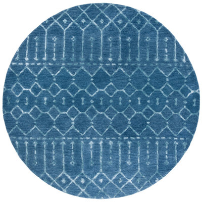 Griffiths Hand Tufted Wool Geometric Rug