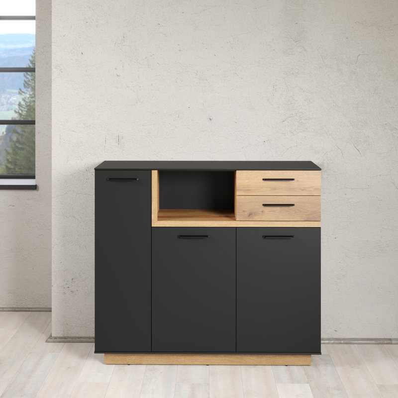 Aleckzander 128cm Wide 2 Drawer Sideboard