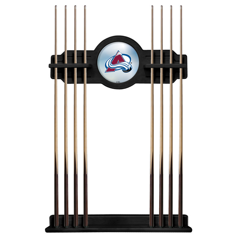 Porte-queues de billard 14 po NHL, Noir, Colorado Avalanche