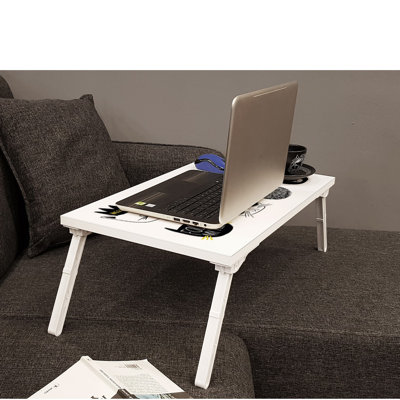 9.65'' H x 23.62'' W Laptop/Tablet Storage Cart