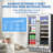 23.4" Dual Zone Wine Cooler, Built-in Or Freestanding, Holds Up To 19 Bottles, Stainless Steel Frame, Quiet Compressor, Touch Control & Led Lighting