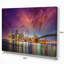 New York, Manhattan, paysage urbain avec nuages, reproduction de photo sur toile tendue-33186829-18298304