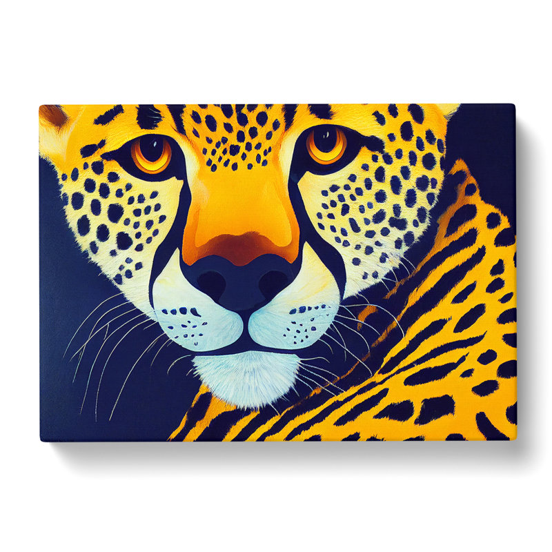 Divine Cheetah - Wrapped Canvas, 35cm H x 50cm W x 3cm D