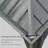 Aluminum Galvanized Steel Patio Gazebo with Double Roof Gray-90652761