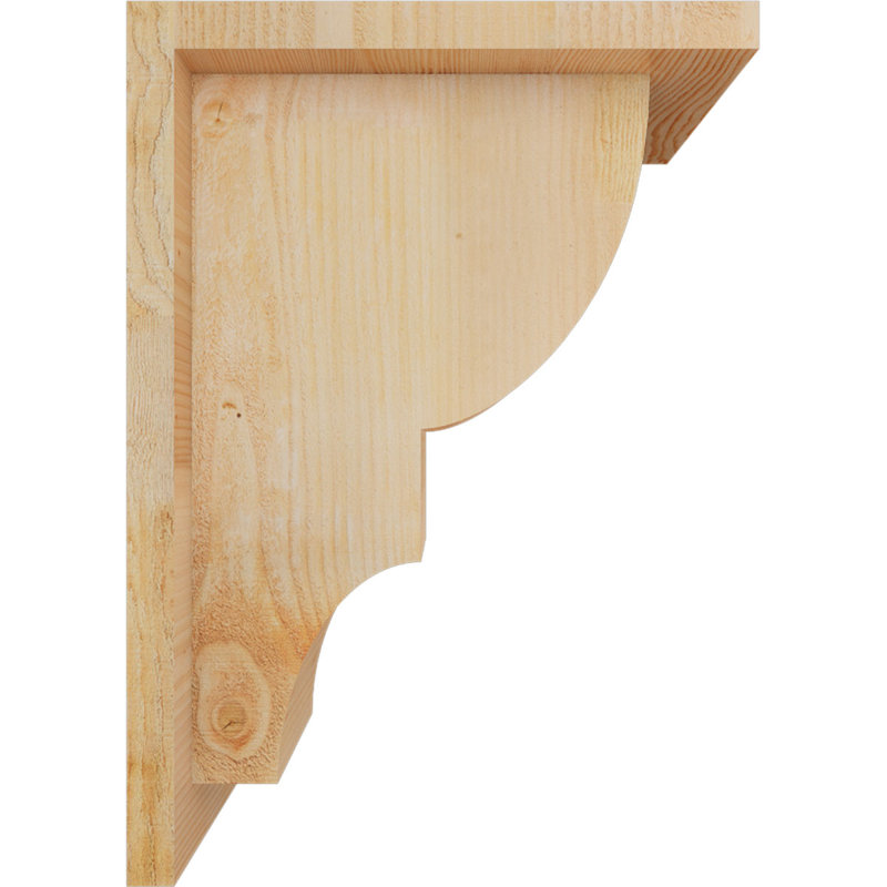 Corbeau Ridgewood avec contre-plaque, H 14 po x l 6 po x P 10 po, Sapin de Douglas, Sciage brut
