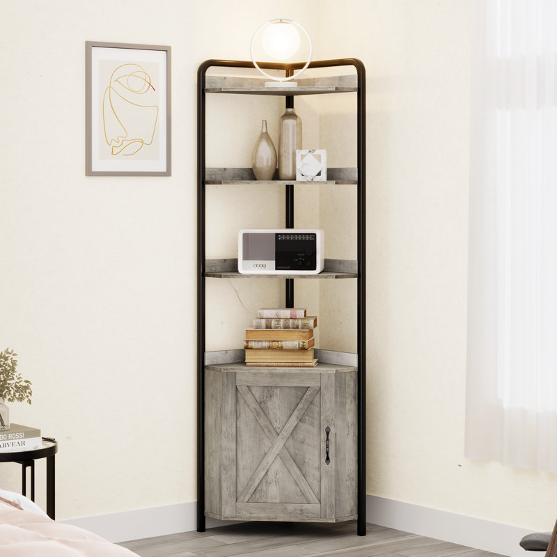 Zissel Corner Storage Bookcase
