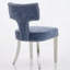 Farmhouse Chenille Fabric Upholstered Dining Chairs-2077959714