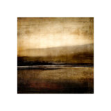 Sepia View Print by Sofia Fox
