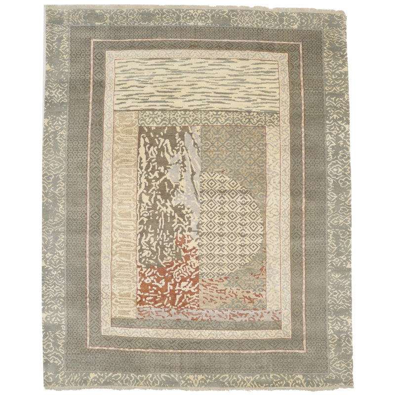 Tapis oriental brun clair 8 x 10