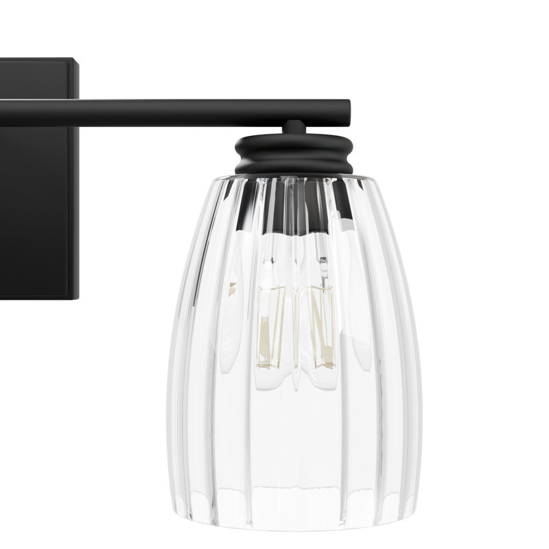 Hunter Erling 3 Light Medium Bathroom Vanity Wall Light Fixture