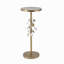 Table d'appoint ronde en fer D12x28,5 "