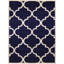 Tapis bleu marine / ivoire Molly-1438560496
