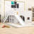 Low Loft Bed With Storage Shelves And Slide-668820492