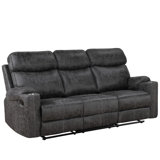 Lathyn Motion Sofa in Dark Grey