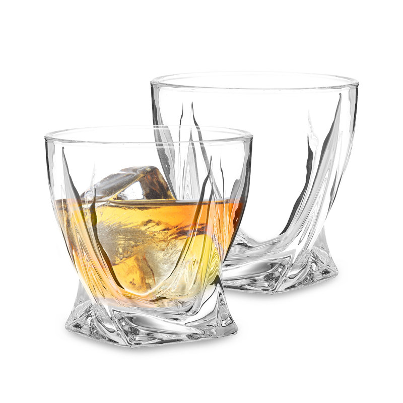 13,4 oz Ensemble de verres à whisky en cristal, 2