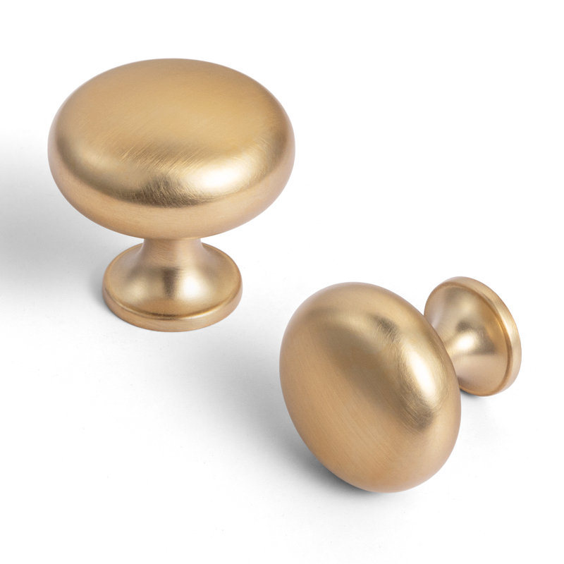Poignée champignon américain Goo-Ki 1 3/32 po (1,18 po), bronze champagne  , 1.18", Champagne champagne