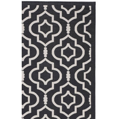 Tapis d'intérieur / extérieur à motif géométrique Herefordshire Performance