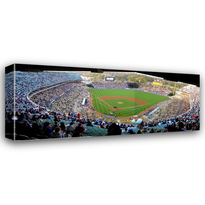 Dodger Stadium, 10" H x 24" W