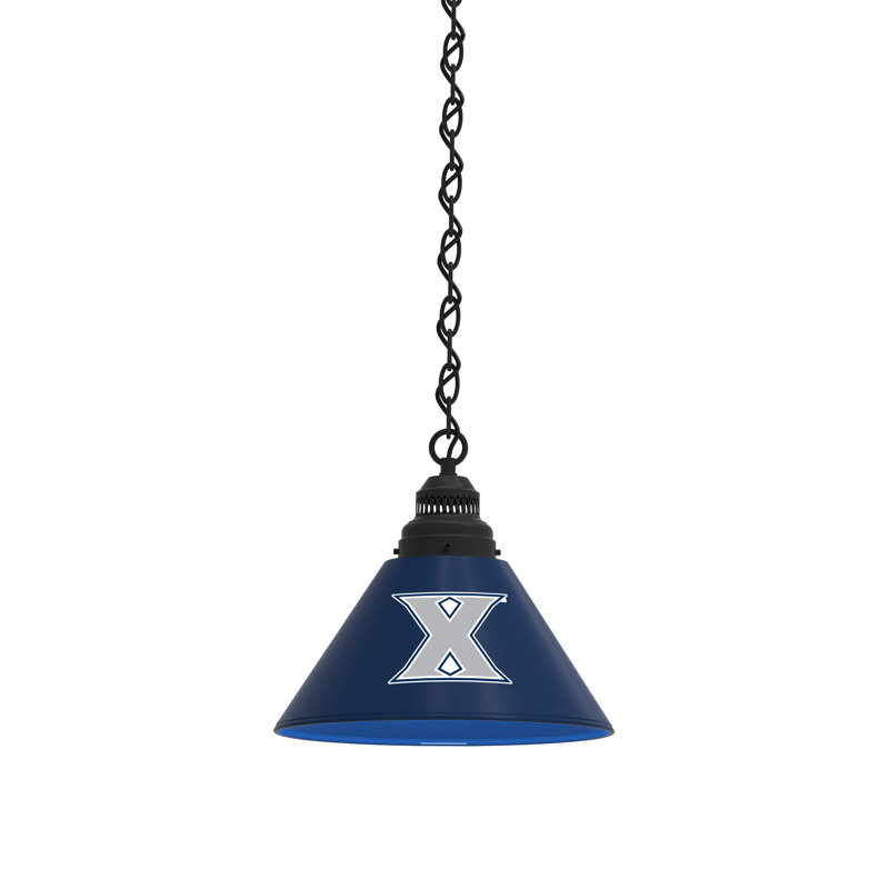 1 - Light Single Pendant, Black, Xavier Musketeers