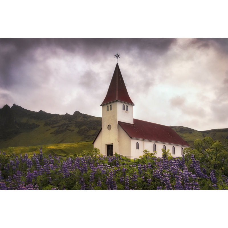 White Church by Danny Head - Print on Canvas, 51 cm H x 76 cm W, Wrapped Canvas