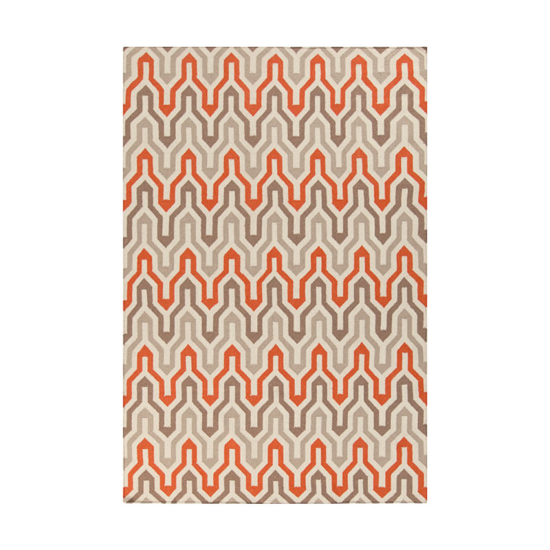 Isaacs Wool Geometric Indoor Rug, Rectangle 2' x 3'