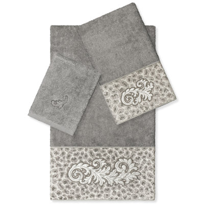  Ensemble de serviettes 3 pièces en coton turc