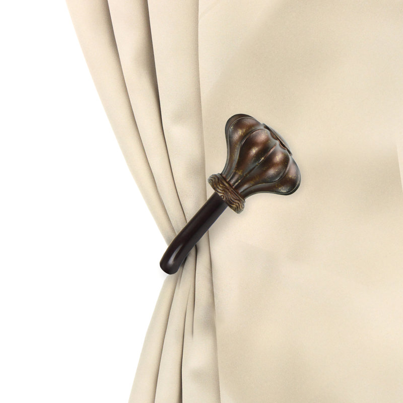 Darcey 2.25'' Width Curtain Holdback, Cocoa