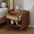 Antionette Mid-Century Modern PE Rattan Nightstand with Open Shelf and Drawer-1727242549