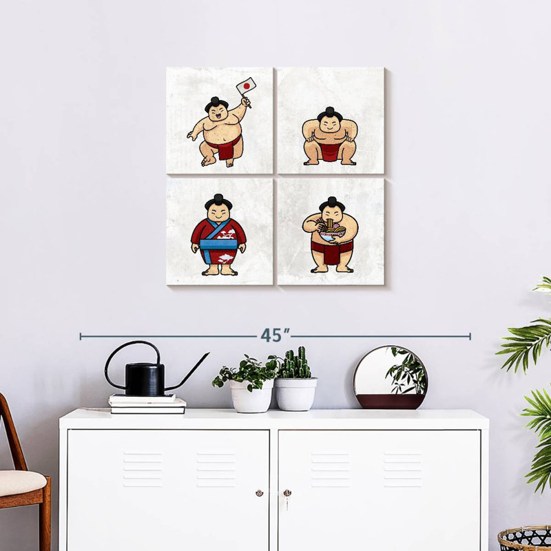 Sirci Sumo Wrestler, H 26 po x l 26 po