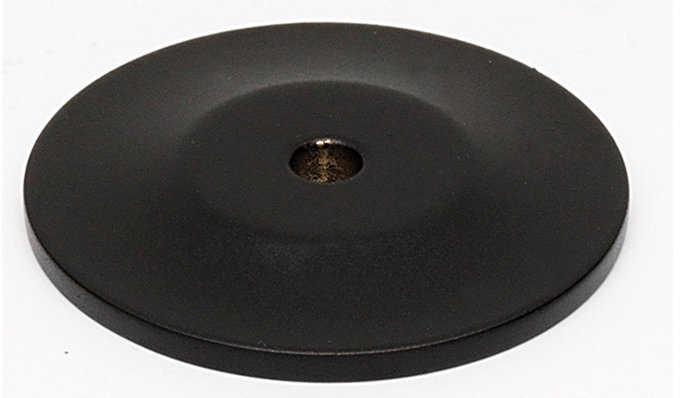 Plaque traditionnelle, Noir mat, H 1,25 po x l 1,25 po x P 0,125 po