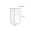Commode d'appoint au sol