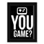 «You Game inversée», art encadré-47973746-47973748