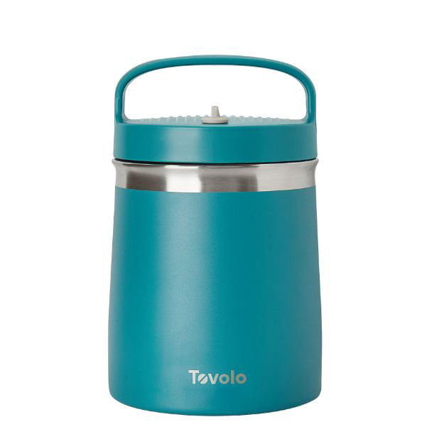 Voyageur isolé en acier inoxydable Tovolo, bleu marine