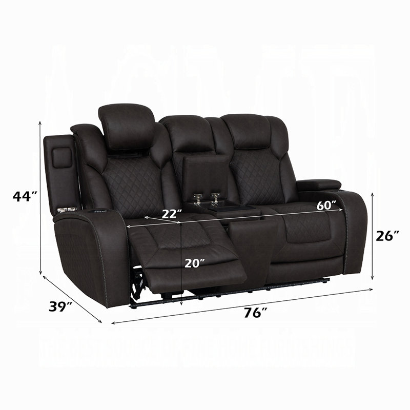 Causeuse en microfibre Wendell