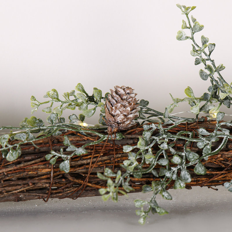 150cm Lighted Faux Garland with Lights