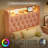 Glastonbury Velvet Upholstered Wingback Storage Bed with LED Lights-621776235-621776236