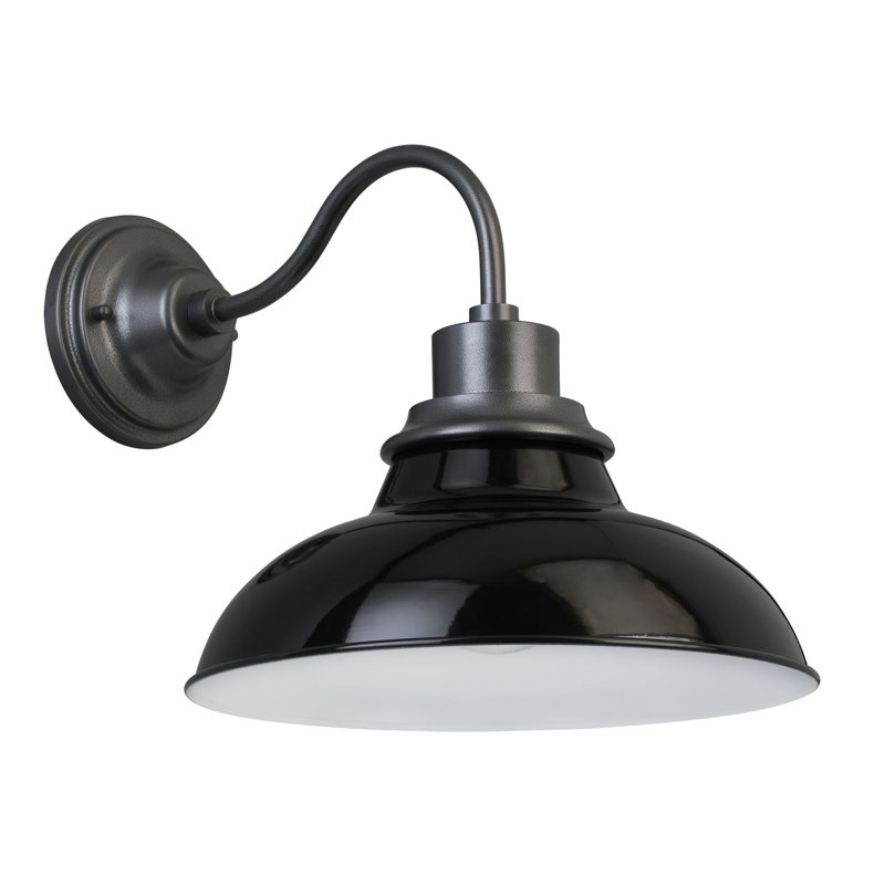 Luminaire de grange d'extérieur à 1 ampoule H 11,38 po Hamilton