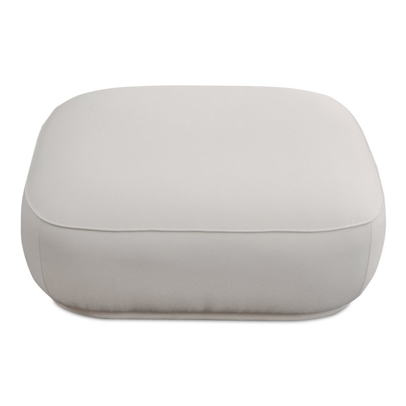 Marion Square Standard Ottoman, White