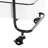 Nitra White Metal Rolling 3 Shelves Kitchen Storage Cart with Farm Fresh Design